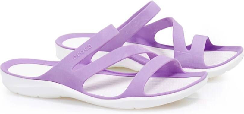 Crocs Waterdichte lichtgewicht sandalen Purple Heren