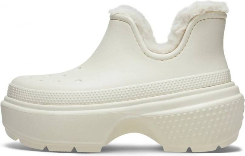 Crocs Winter Gevoerde Shorty Laars Vrouwen White Dames