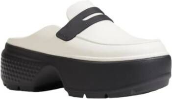 Crocs Witte Platform Klompen Slip-On Schoenen White Dames