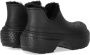 Crocs Zwarte enkellaarsjes met faux-fur voering Black Heren - Thumbnail 9