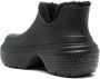 Crocs Zwarte enkellaarsjes met faux-fur voering Black - Thumbnail 2