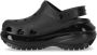 Crocs Zwarte rubberen zool damessandalen Black Dames - Thumbnail 8