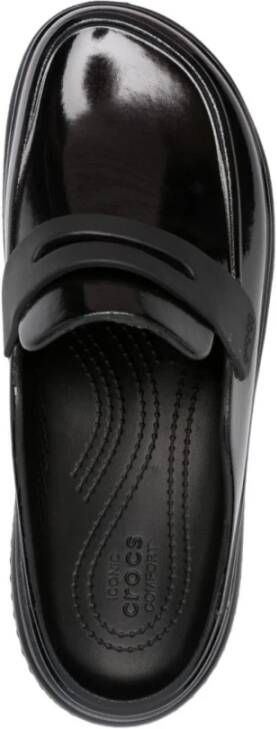 Crocs Zwarte Penny Slot Sandalen Black Dames