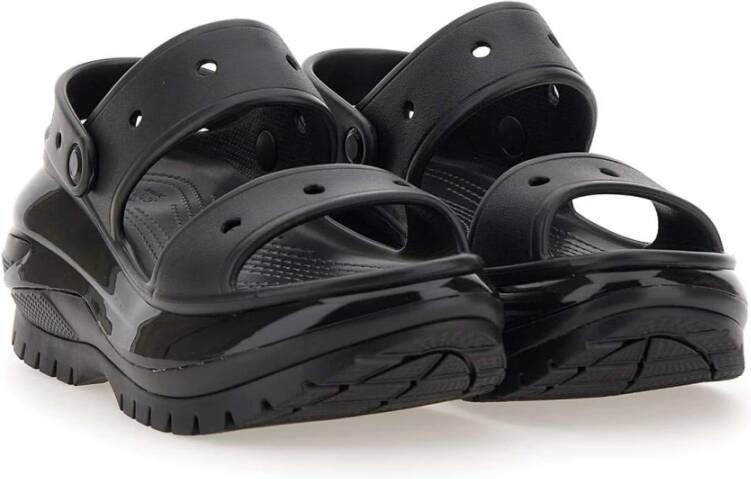 Crocs Zwarte Sandalen Black Dames