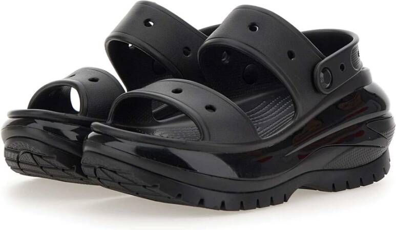 Crocs Zwarte Sandalen Black Dames