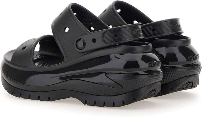 Crocs Zwarte Sandalen Black Dames