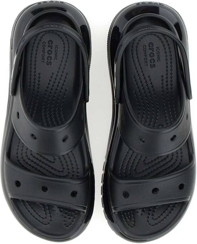 Crocs Zwarte Sandalen Black Dames