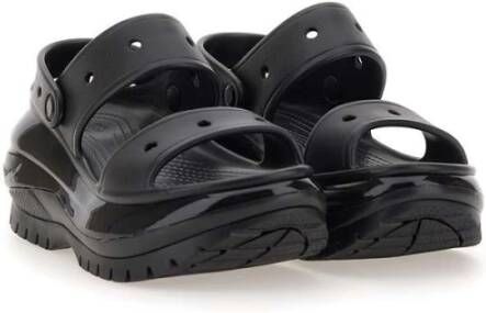 Crocs Zwarte Sandalen Black Dames