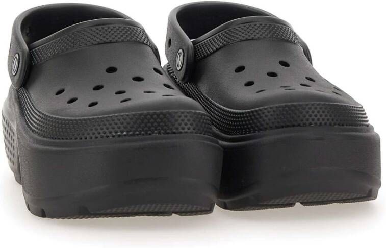 Crocs Zwarte Sandalen Black Dames