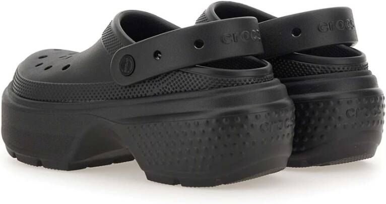 Crocs Zwarte Sandalen Black Dames