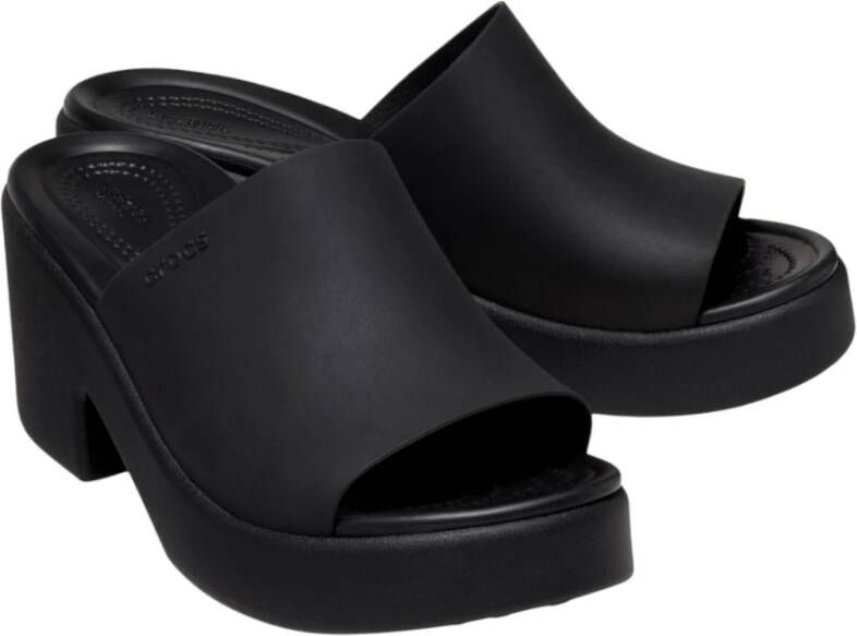 Crocs Zwarte Sandalen voor de Zomer Black Dames