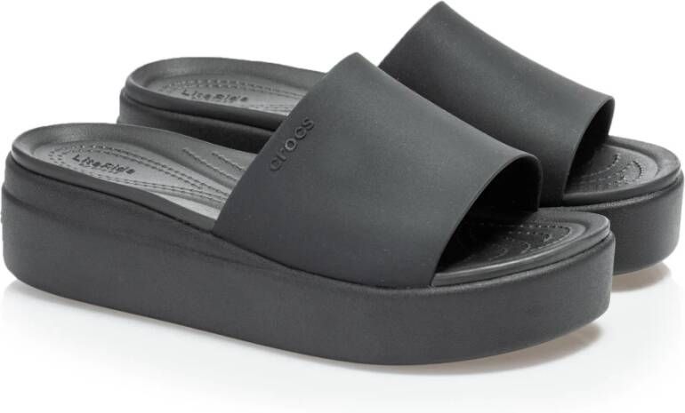 Crocs Zwarte Slide Sandalen Black Dames