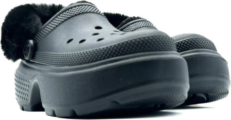 Crocs Zwarte Stomp Gevoerde Schoenen Black Dames