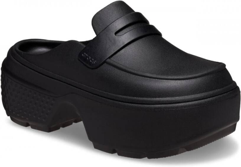 Crocs Zwarte Stomp Loafer Schoenen Black Dames