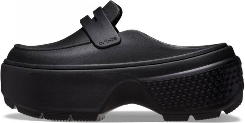 Crocs Zwarte Stomp Loafer Schoenen Black Dames