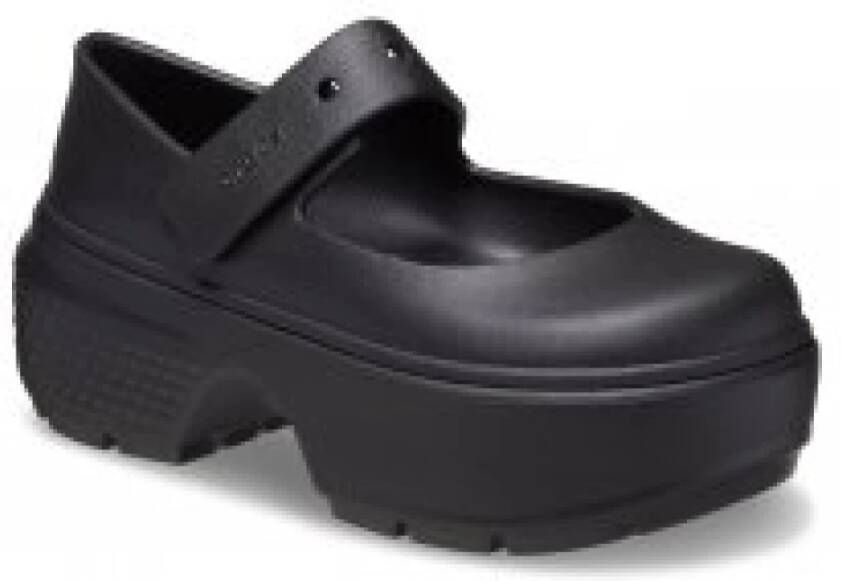 Crocs Zwarte Stomp Mary Jane Sandalen Black Dames