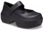 Crocs Zwarte Mary Jane Plateau Schoenen Black Dames - Thumbnail 2