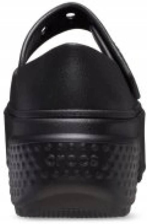 Crocs Zwarte Stomp Mary Jane Sandalen Black Dames