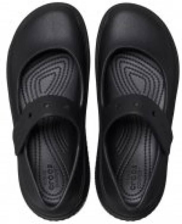 Crocs Zwarte Stomp Mary Jane Sandalen Black Dames