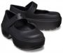 Crocs Zwarte Mary Jane Plateau Schoenen Black Dames - Thumbnail 6