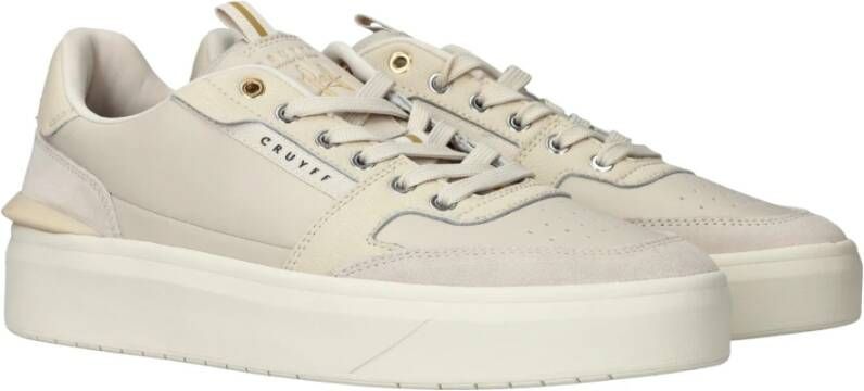 Cruyff Beige Tennis Sneaker met Optimaal Comfort Beige Heren