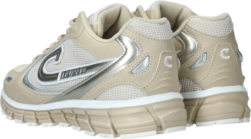 Cruyff Beige Flash Eclectic Sneaker Dames Lichtgewicht Comfortabel Beige Dames