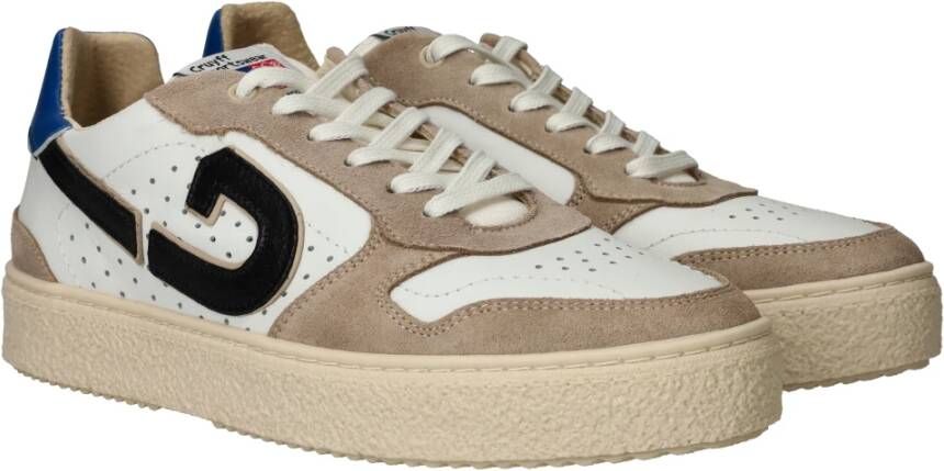 Cruyff Leren Platform Sneaker voor Heren Beige Heren