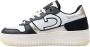 Cruyff Campo low lux black gold Zwart Leerlook Lage sneakers Dames - Thumbnail 9