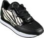 Cruyff Parkrunner dames sneaker Zwart wit - Thumbnail 5