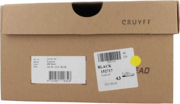 Cruyff Stijlvolle Sneakers Cc241197 Superbia Black Heren