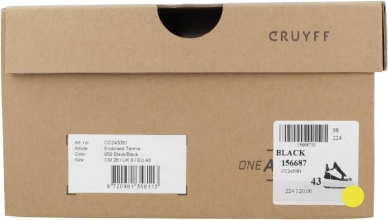 Cruyff Tennis Sneakers Endorsed door Cc243081 Black Heren