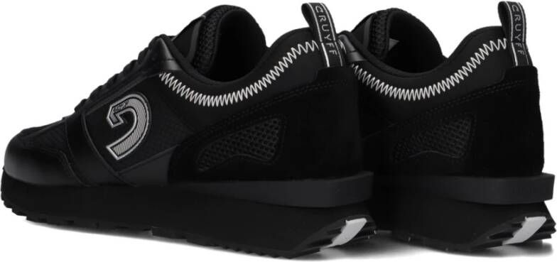 Cruyff Zwarte Textiel Lage Sneakers Black Heren