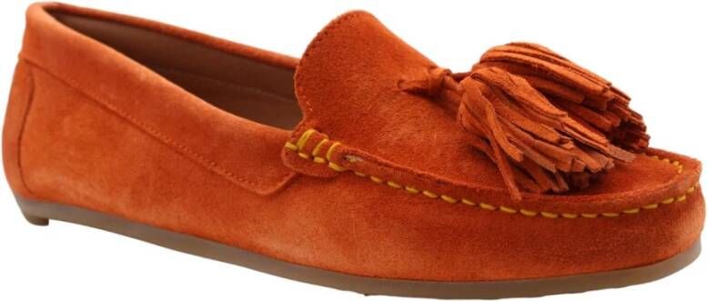 Ctwlk. Alencon Mocassin Schoenen Orange Dames