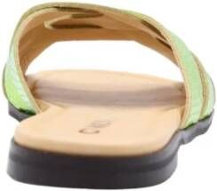 Ctwlk. Blauwe Bessen Muil Sandalen Green Dames