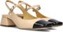 Ctwlk. Elegante Beige Leren Slingback Hakken Beige Dames - Thumbnail 4