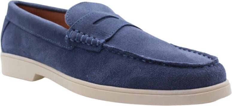 Ctwlk. Junas Mocassin Schoenen Blue Heren