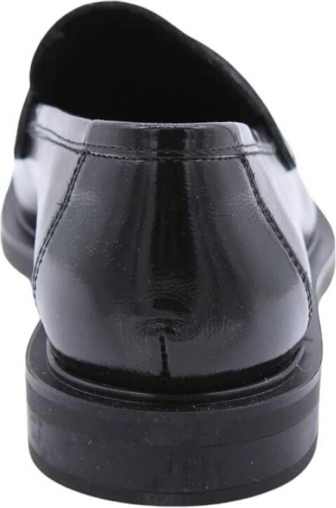 Ctwlk. Klassieke Leren Mocassin Schoenen Black Dames