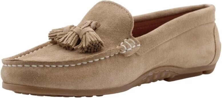 Ctwlk. Stijlvolle Argenton Loafers voor Vrouwen Beige Dames