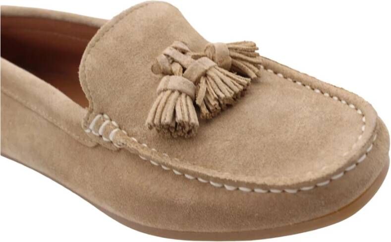 Ctwlk. Stijlvolle Argenton Loafers voor Vrouwen Beige Dames