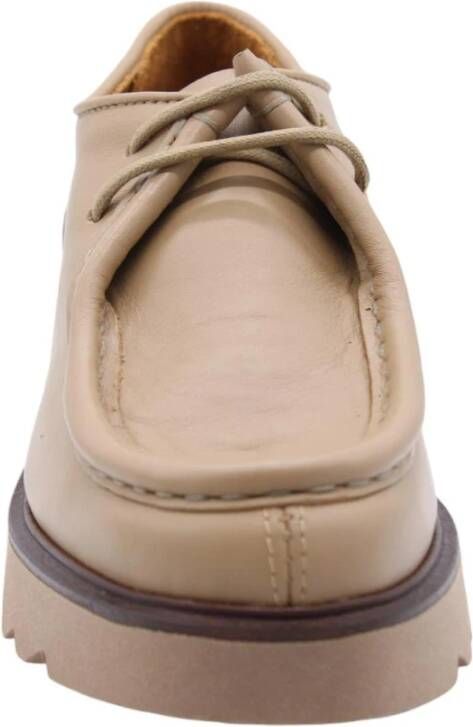 Ctwlk. Veterschoen Vanliefde Beige Dames