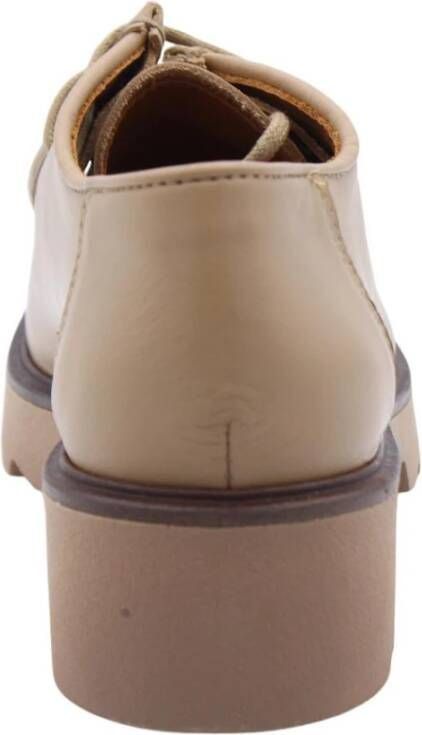 Ctwlk. Veterschoen Vanliefde Beige Dames