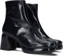 CTWLK Bambossa Enkellaarsjes Enkelboots met rits Dames Zwart - Thumbnail 8