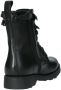 Cult Rock Lace-Up Leather Ankle Boots Black Dames - Thumbnail 9