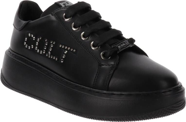 Cult Dames Sneakers van imitatieleer Black Dames