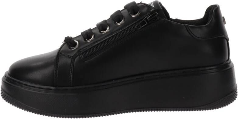 Cult Dames Sneakers van imitatieleer Black Dames