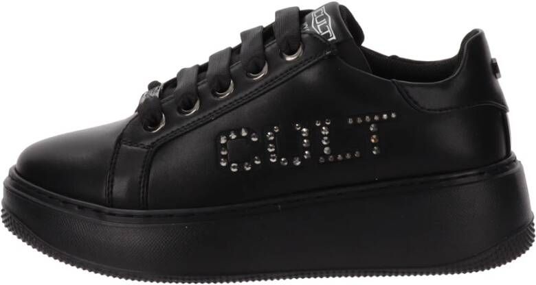 Cult Dames Sneakers van imitatieleer Black Dames