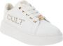 Cult Dames Sneakers van imitatieleer White Dames - Thumbnail 2