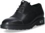 Cult Klassieke Oxford Leren Schoenen Black Heren - Thumbnail 7