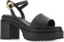 Cult Gaia Black Raffia Azariah sandalen Zwart Dames - Thumbnail 2