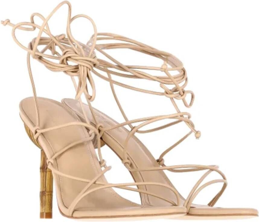 Cult Gaia Leather heels Beige Dames